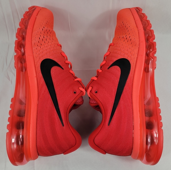 Nike Air Max 2017 Crimson Red Athletic Shoes Sneakers Mens Size 11.5 849559-602 - Picture 9 of 12